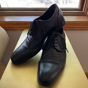 Aldo Black Leather Dress Shoes
